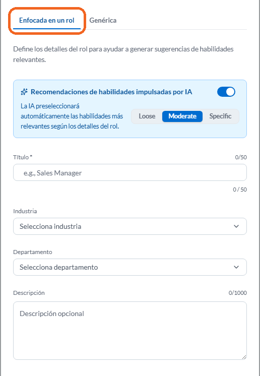 Paso 1: Elige el tipo de evaluación