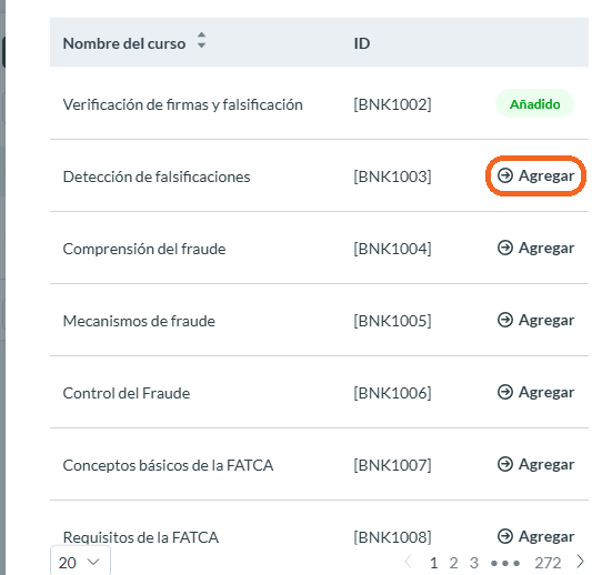Paso 3: Asignar Nuevos Cursos