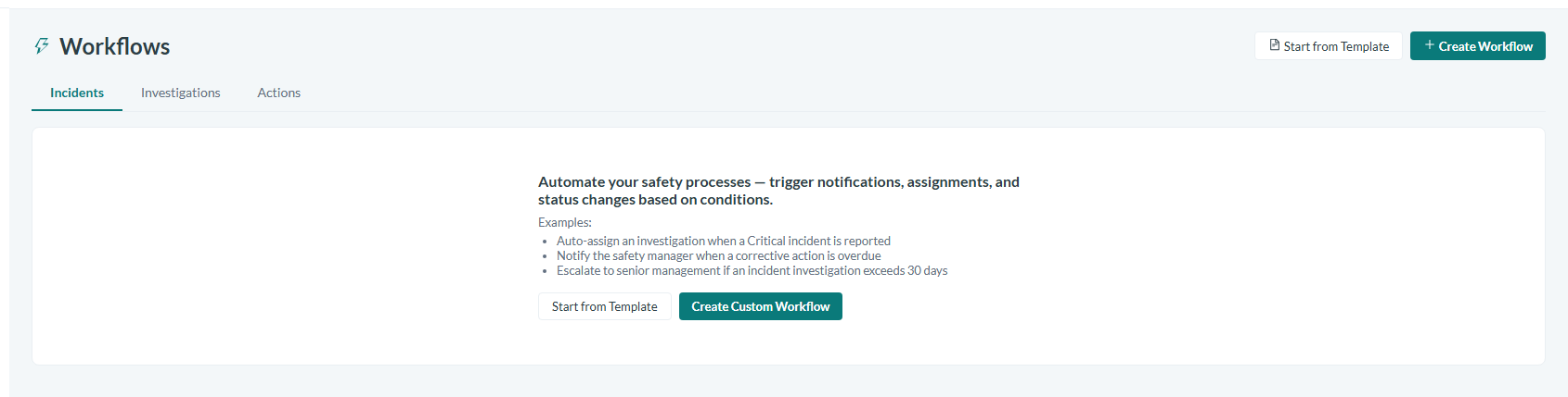 Open the Workflows library