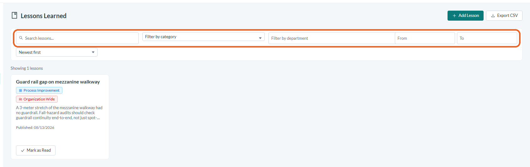 Searching and filtering to find what is relevant