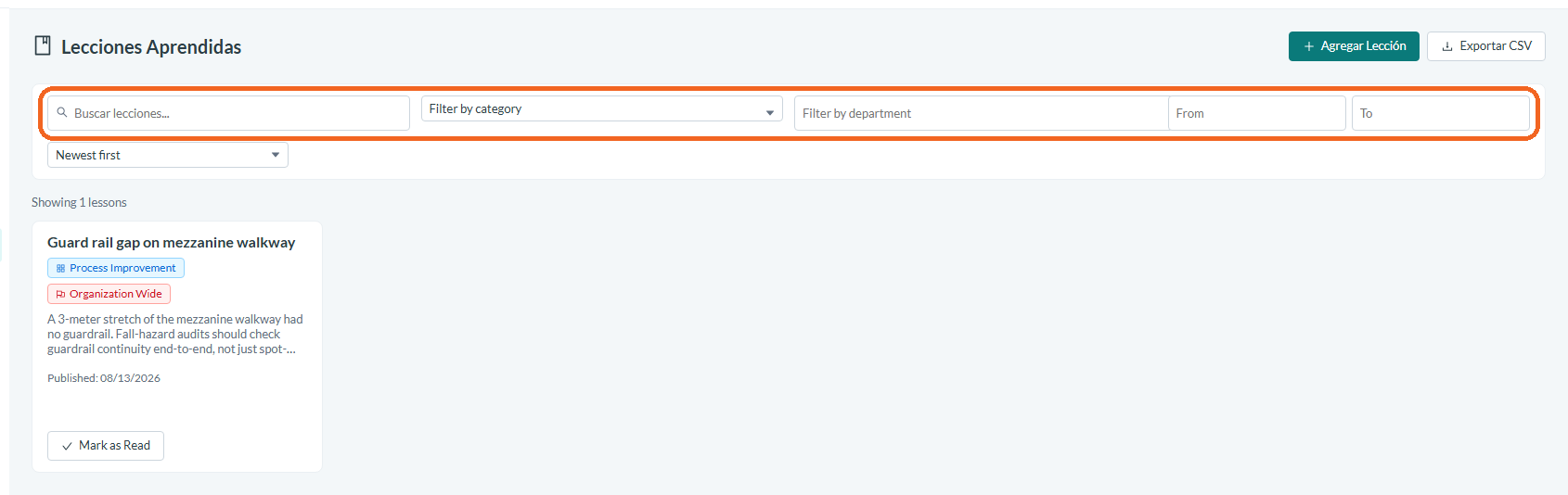 Busca y filtra para encontrar lo relevante