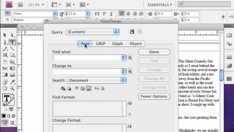 InDesign CS4 Introduction
