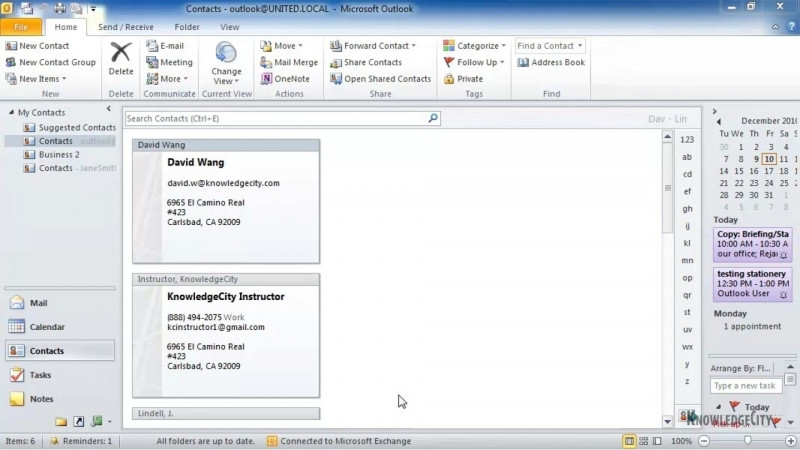 Outlook 2010 New Features