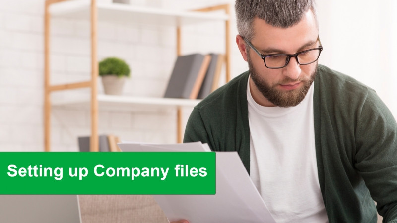 QuickBooks: Setting Up Company Files