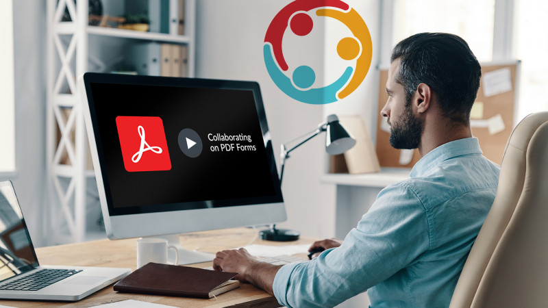 التعاون على نماذج PDF