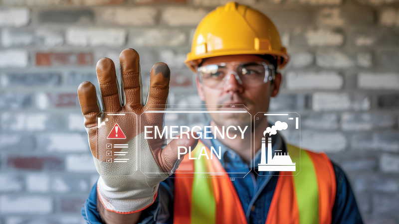 Planificación de emergencias en entornos de construcción