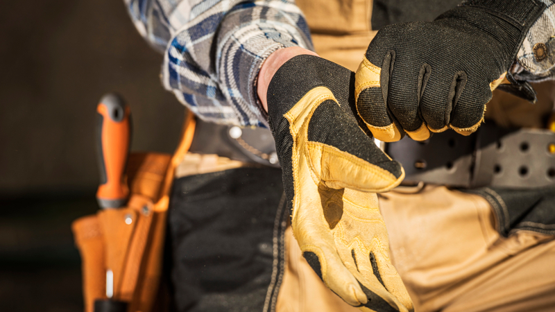 Seguridad de manos, muñecas y dedos en entornos de construcción